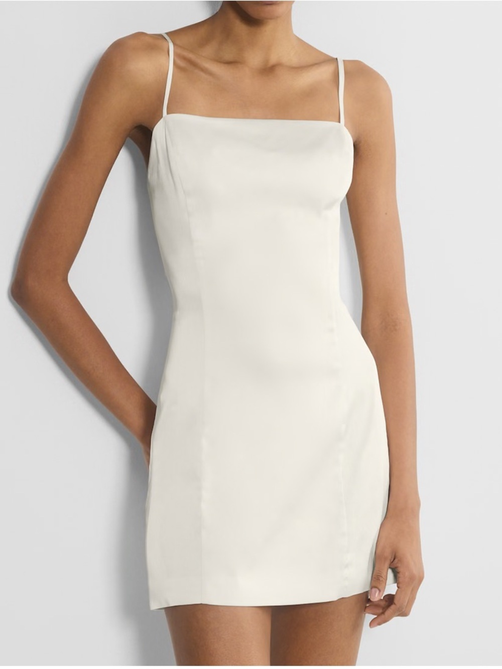 Sunday Best Satin Slip Mini Dress